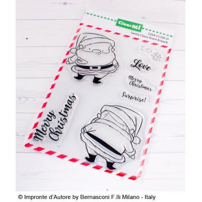 Impronte d’Autore Clear Stamps - Santa Claus Front & Back